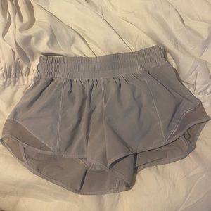 Serene blue Lululemon 2.5 hotty hot shorts